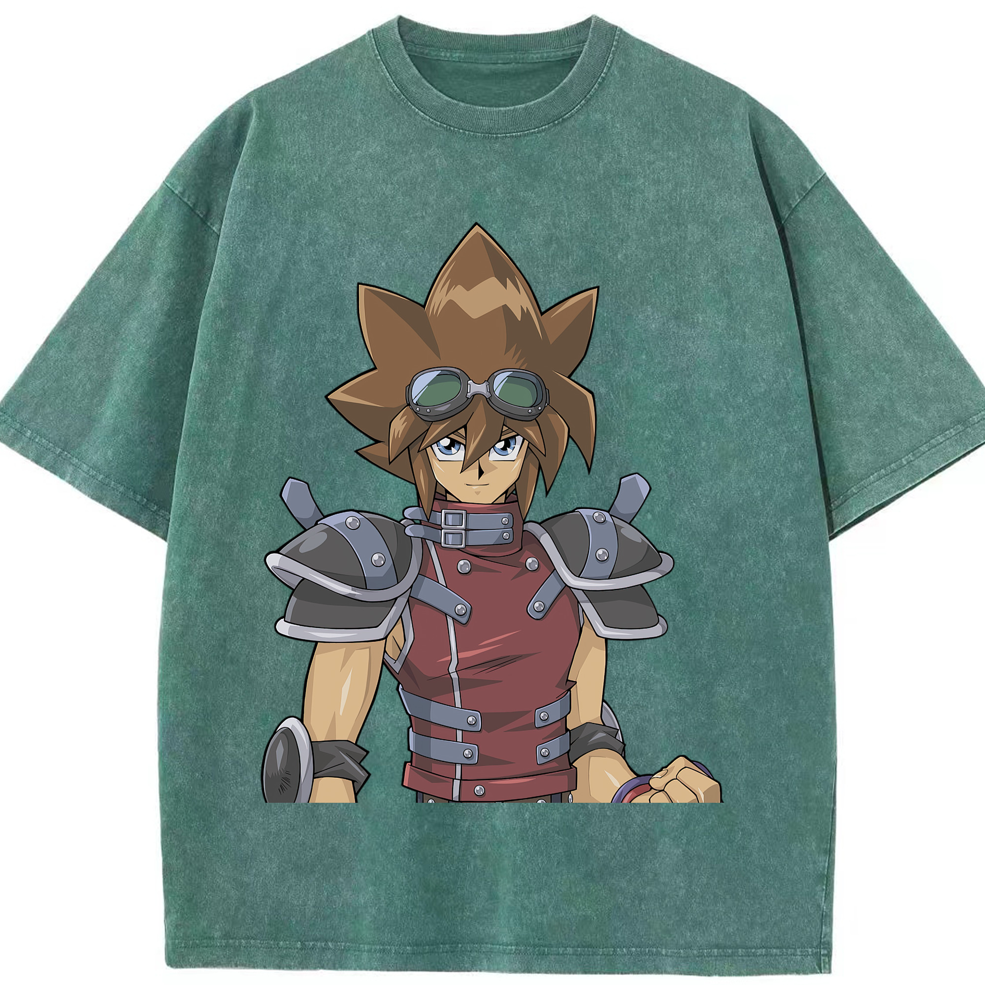 （画像用） 遊☆戯☆王 Yu-Gi-Oh! 綿100% ヴィンテージ風 半袖Tシャツ（フロントプリント）